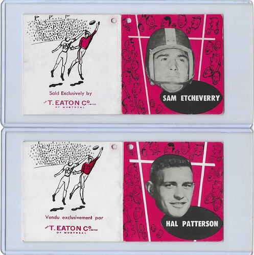 1950s Eatons Auto Tags (front)