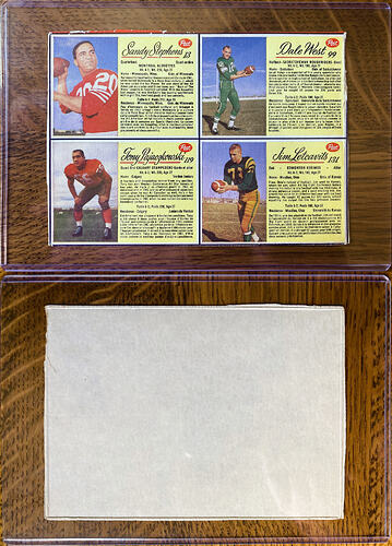 1963 Post CFL Grape Nuts Full Panel